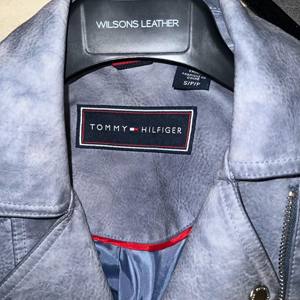 Tommy Hilfiger Blue Moto Jacket - Picture 5 of 7